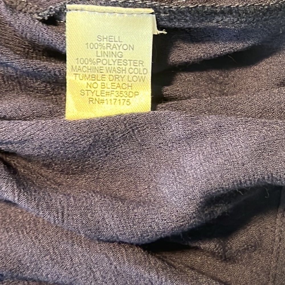 ⭐️Haani, Navy Casual Dress, Tasseled,Completely Lined, Excellent Condition, PXL - Picture 7 of 9